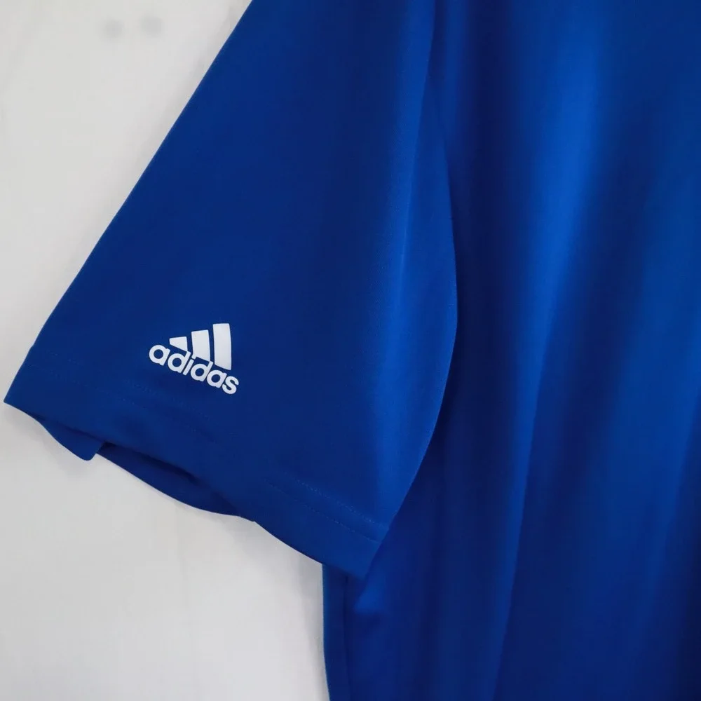 Adidas Polo Shirt‎ Mens 2XL XXL Primegreen Blue Painted Dunes Desert Golf Course
